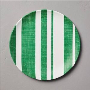 Hearth & Hand 10.5" Distressed Stripe
Melamine 4pk Dinner Plates Green/Cream